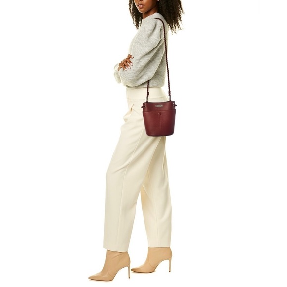 HOST PICK NEW Chloe Sepia Brown Key Small Leather Bucket Bag - Picture 2 of 5